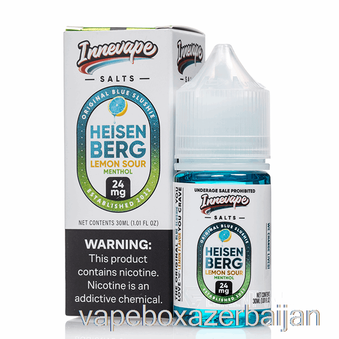 Vape Baku Heisenberg Lemon Sour Menthol - Innevape Salts - 30mL 24mg